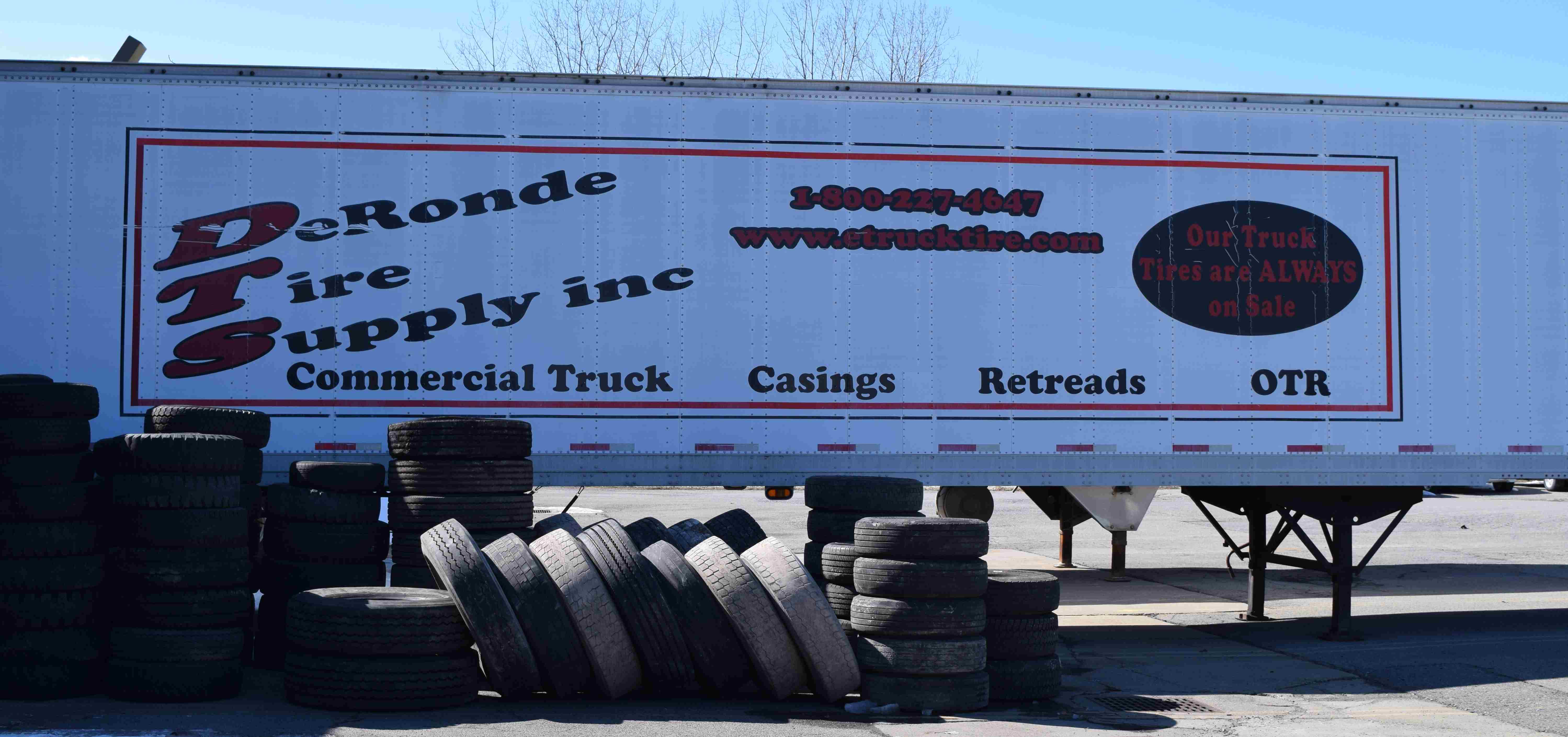 DeRonde Tire Supply Trailer